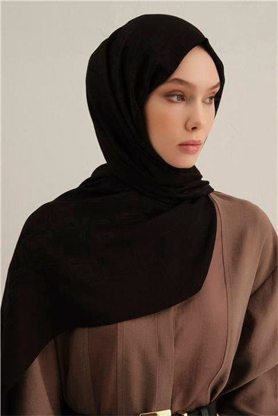 Armine Lyocell Naia Kare Monogram Şal 6 01