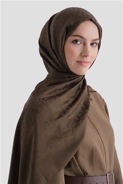 Armine Lyocell Naia Kare Monogram Şal 6 56