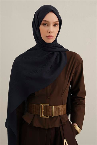 Armine Lyocell Naia Kare Monogram Şal 6 03