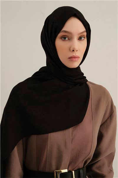 Armine Lyocell Naia Kare Monogram Şal 6 01
