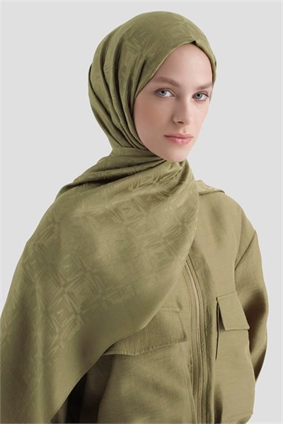 Armine Lyocell Naia Kare Monogram Şal 6 81