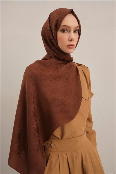 Armine Lyocell Naia Kare Monogram Şal 6 16