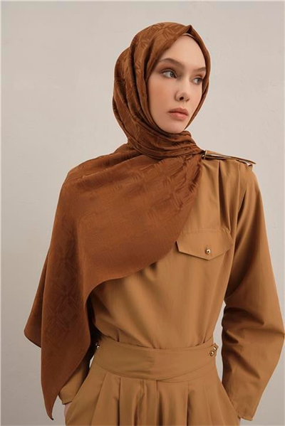 Armine Lyocell Naia Kare Monogram Şal 6 74