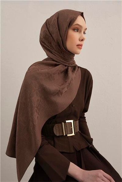 Armine Lyocell Naia Kare Monogram Şal 6 11