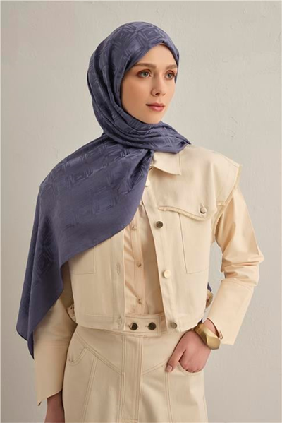 Armine Lyocell Naia Kare Monogram Şal 6 42