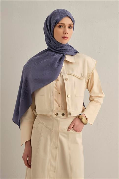 Armine Lyocell Naia Kare Monogram Şal 6 42