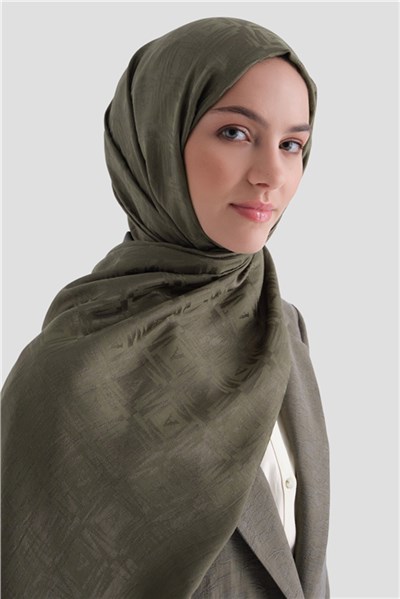 Armine Lyocell Naia Kare Monogram Şal 6 48