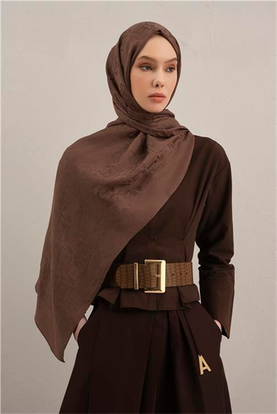 Armine Lyocell Naia Kare Monogram Şal 6 11