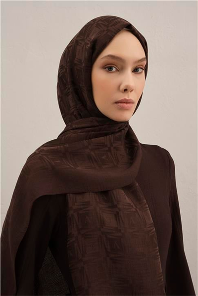 Armine Lyocell Naia Kare Monogram Şal 6 10