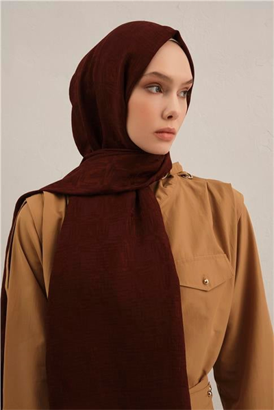 Armine Lyocell Naia Kare Monogram Şal 6 32