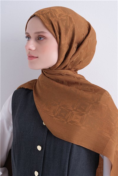 Armine Lyocell Naia Kare Monogram Şal 6 46