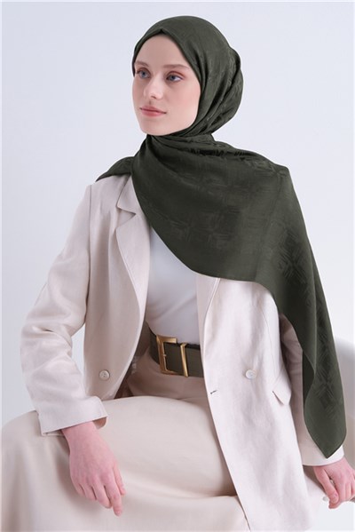 Armine Lyocell Naia Kare Monogram Şal 6 50