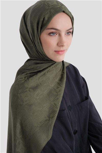 Armine Lyocell Naia Kare Monogram Şal 6 49