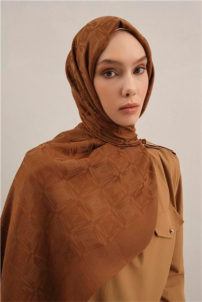 Armine Lyocell Naia Kare Monogram Şal 6 74