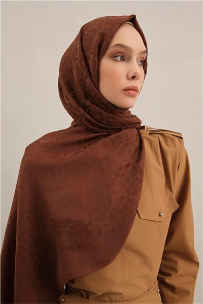 Armine Lyocell Naia Kare Monogram Şal 6 16