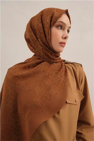 Armine Lyocell Naia Kare Monogram Şal 6 74