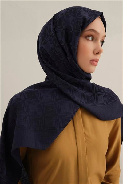 Armine Lyocell Naia Kare Monogram Şal 6 02