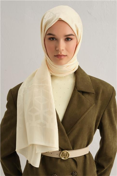 Armine Lyocell Naia Petek Desen Şal 1113-4