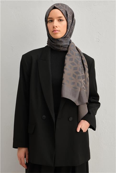 Armine Lyocell Naia Petek Desen Şal 1113-9