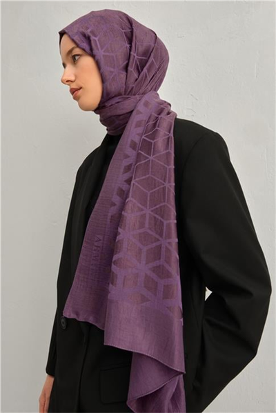 Armine Lyocell Naia Petek Desen Şal 1113-28