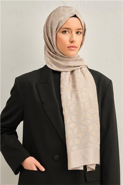 Armine Lyocell Naia Petek Desen Şal 1113-8
