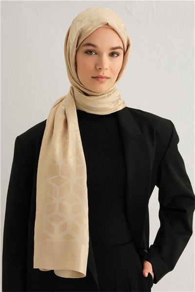 Armine Lyocell Naia Petek Desen Şal 1113-5