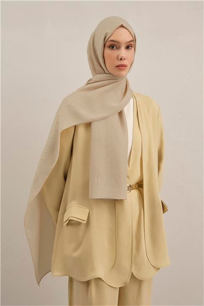 Armine Lyocell Naia Üçgen Monogram Şal 5 64