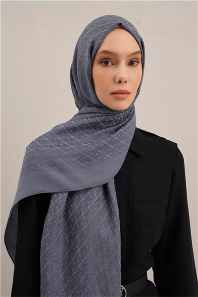 Armine Lyocell Naia Üçgen Monogram Şal 5 26