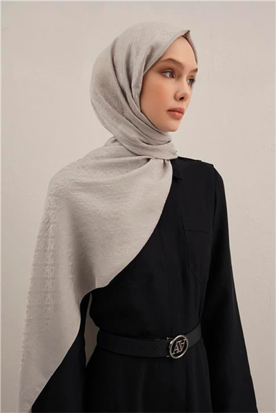 Armine Lyocell Naia Üçgen Monogram Şal 5 23