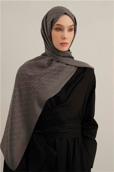 Armine Lyocell Naia Üçgen Monogram Şal 5 18