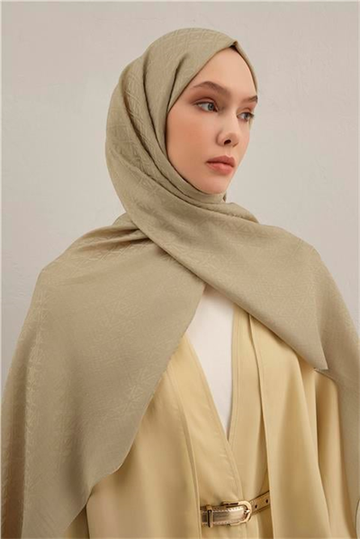 Armine Lyocell Naia Üçgen Monogram Şal 5 73