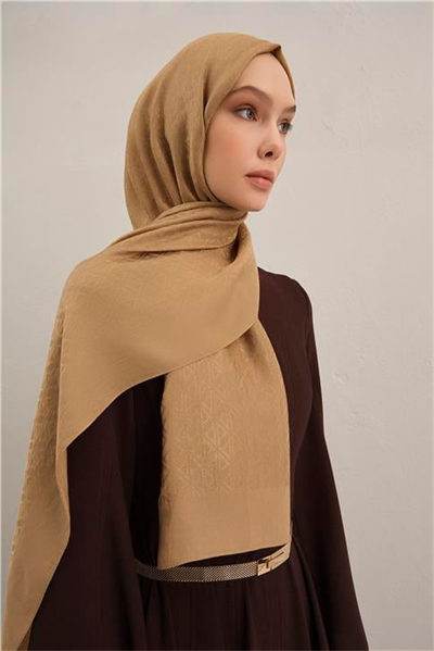 Armine Lyocell Naia Üçgen Monogram Şal 5 70