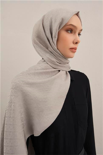 Armine Lyocell Naia Üçgen Monogram Şal 5 23