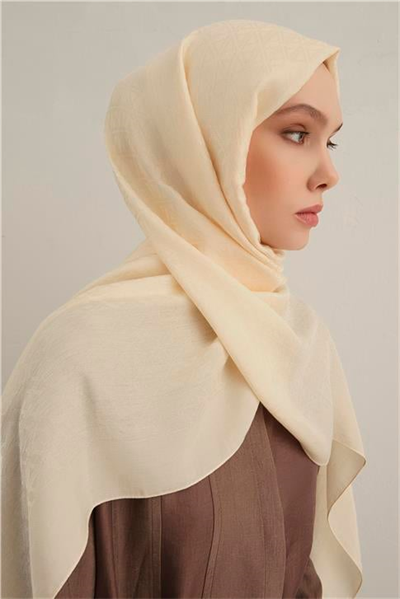 Armine Lyocell Naia Üçgen Monogram Şal 5 60