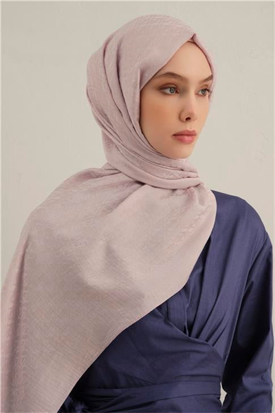 Armine Lyocell Naia Üçgen Monogram Şal 5 43