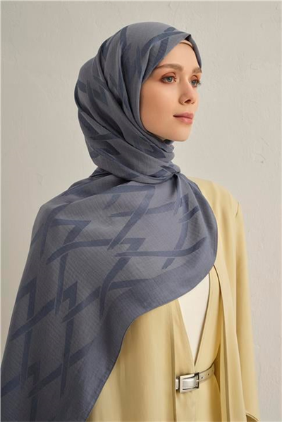 Armine Lyocell Naia Zikzak Desen Şal  1- 26