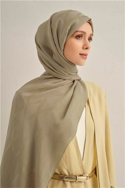 Armine Lyocell Naia Zikzak Desen Şal  1- 73