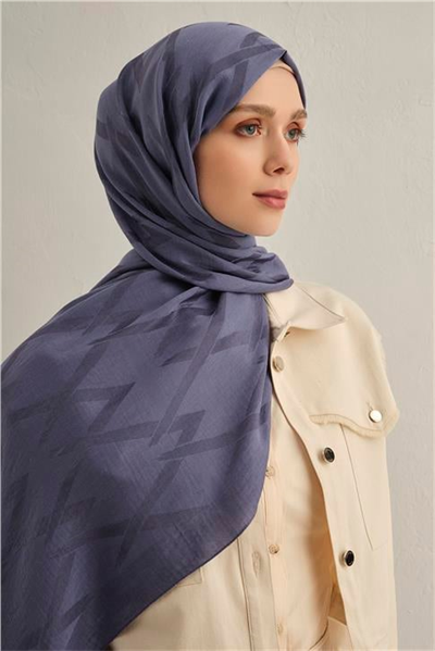 Armine Lyocell Naia Zikzak Desen Şal  1- 42
