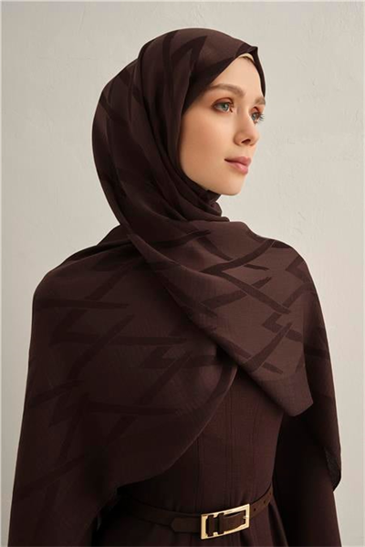 Armine Lyocell Naia Zikzak Desen Şal  1- 10