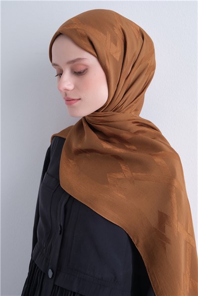 Armine Lyocell Naia Zikzak Desen Şal  1- 46