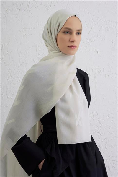 Armine Lyocell Naia Zikzak Desen Şal  1- 17