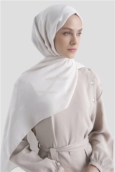 Armine Lyocell Naia Zikzak Desen Şal  1- 58