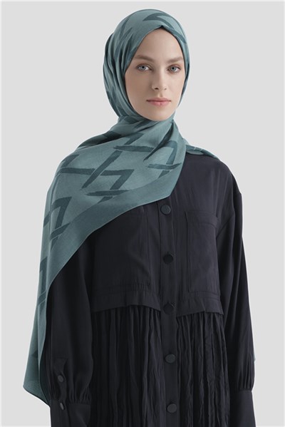 Armine Lyocell Naia Zikzak Desen Şal  1- 27
