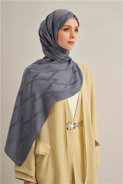 Armine Lyocell Naia Zikzak Desen Şal  1- 26
