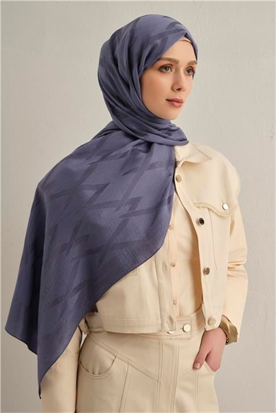 Armine Lyocell Naia Zikzak Desen Şal  1- 42