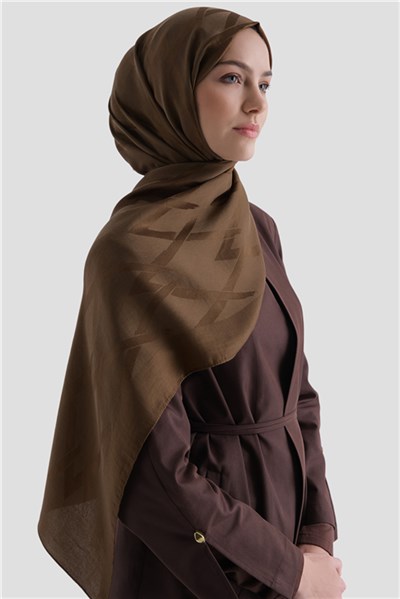 Armine Lyocell Naia Zikzak Desen Şal  1- 77