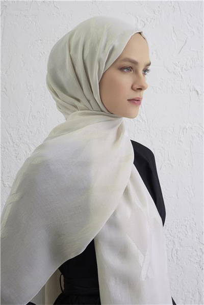 Armine Lyocell Naia Zikzak Desen Şal  1- 17