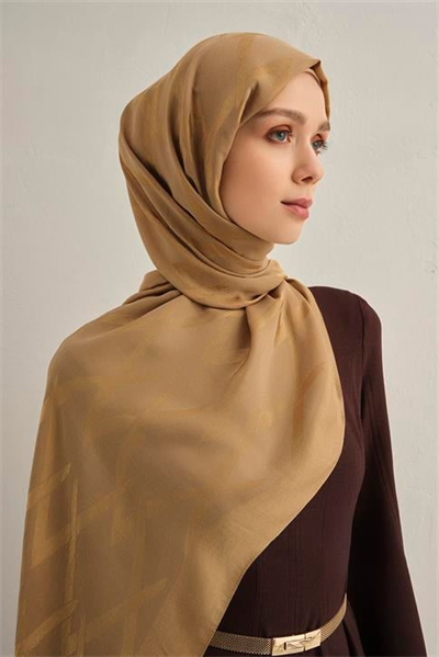 Armine Lyocell Naia Zikzak Desen Şal  1- 70