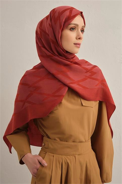 Armine Lyocell Naia Zikzak Desen Şal  1- 35
