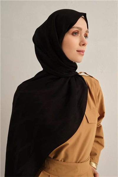Armine Lyocell Naia Zikzak Desen Şal  1- 01